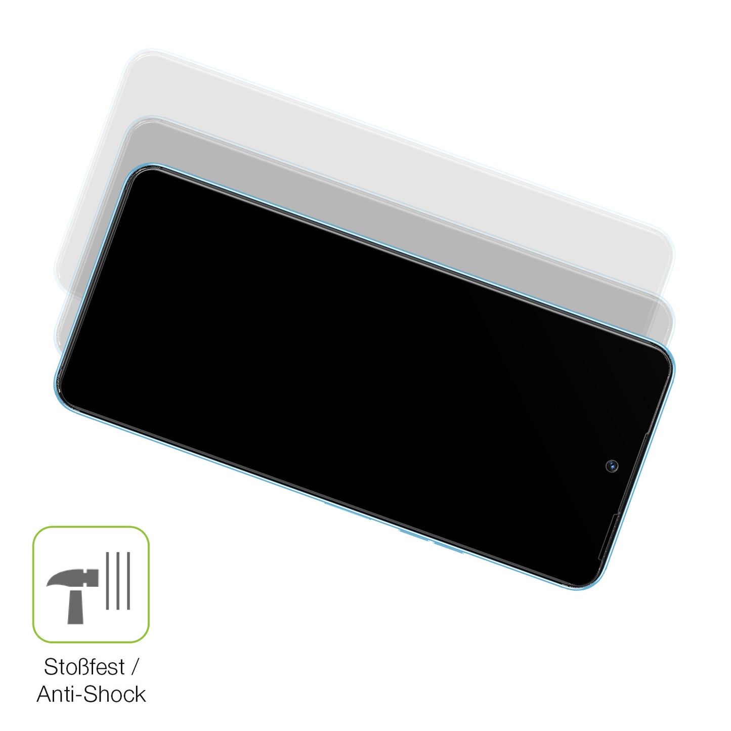 Schutz gegen Kratzer auf dem Tecno Camon 19 Neo Glas durch Schlüssel, Stöße gegen die Tischkante oder Stürze