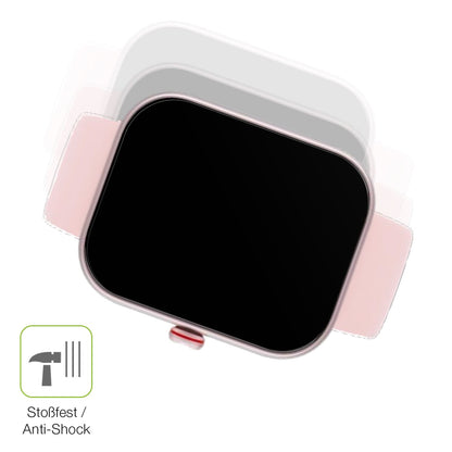 Schutz gegen Kratzer auf dem Toobur 1.91 Zoll Smartwatch Glas durch Schlüssel, Stöße gegen die Tischkante oder Stürze