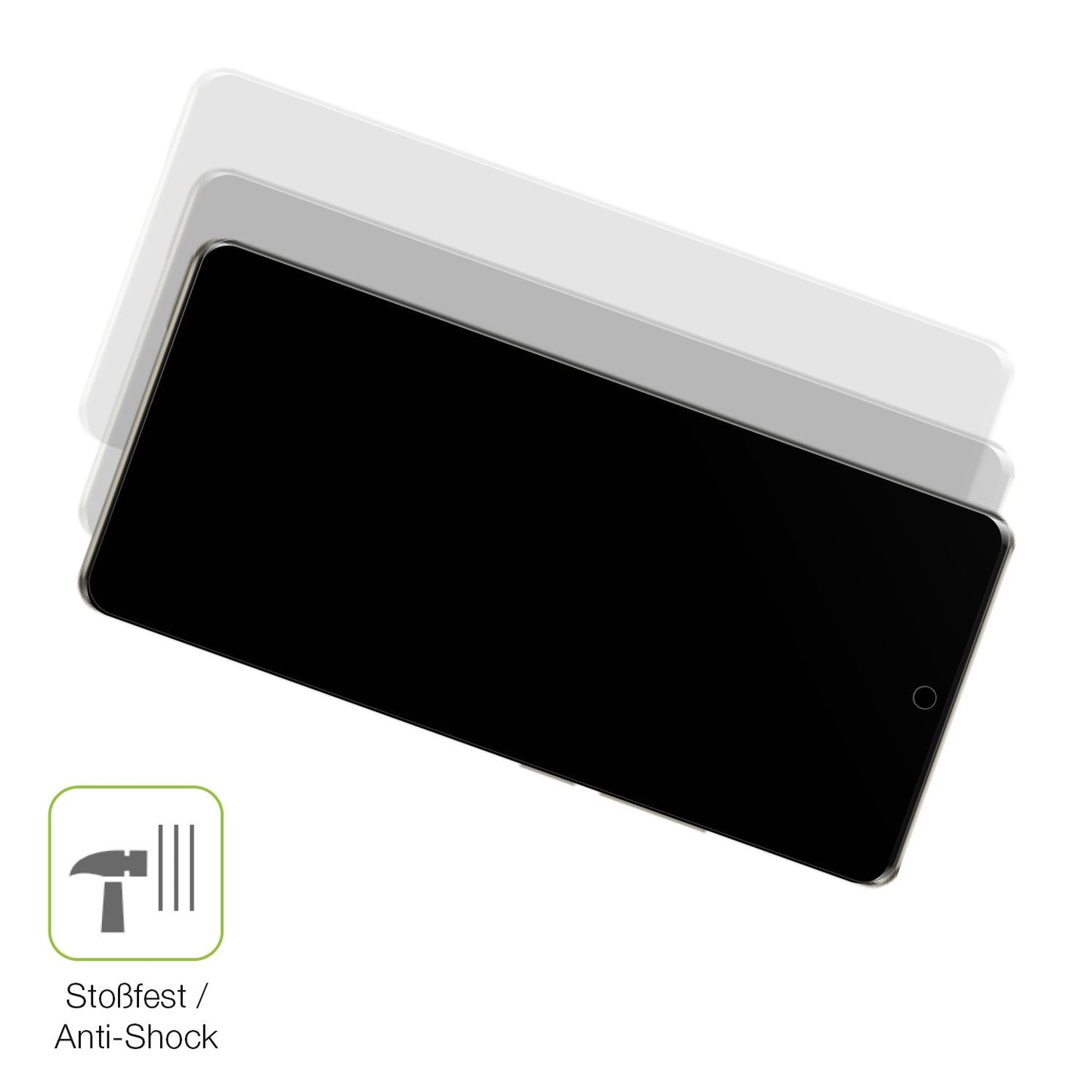 Schutz gegen Kratzer auf dem Ulefone Note 17 Pro Glas durch Schlüssel, Stöße gegen die Tischkante oder Stürze