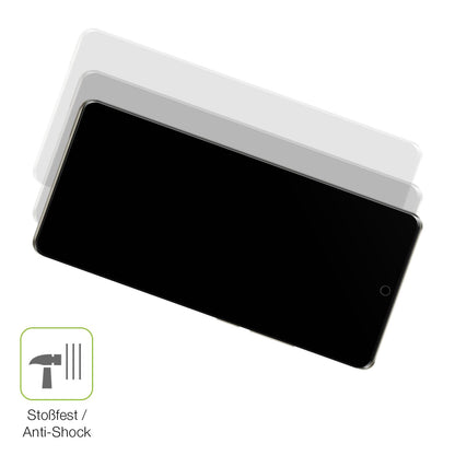 Schutz gegen Kratzer auf dem Ulefone Note 17 Pro Glas durch Schlüssel, Stöße gegen die Tischkante oder Stürze