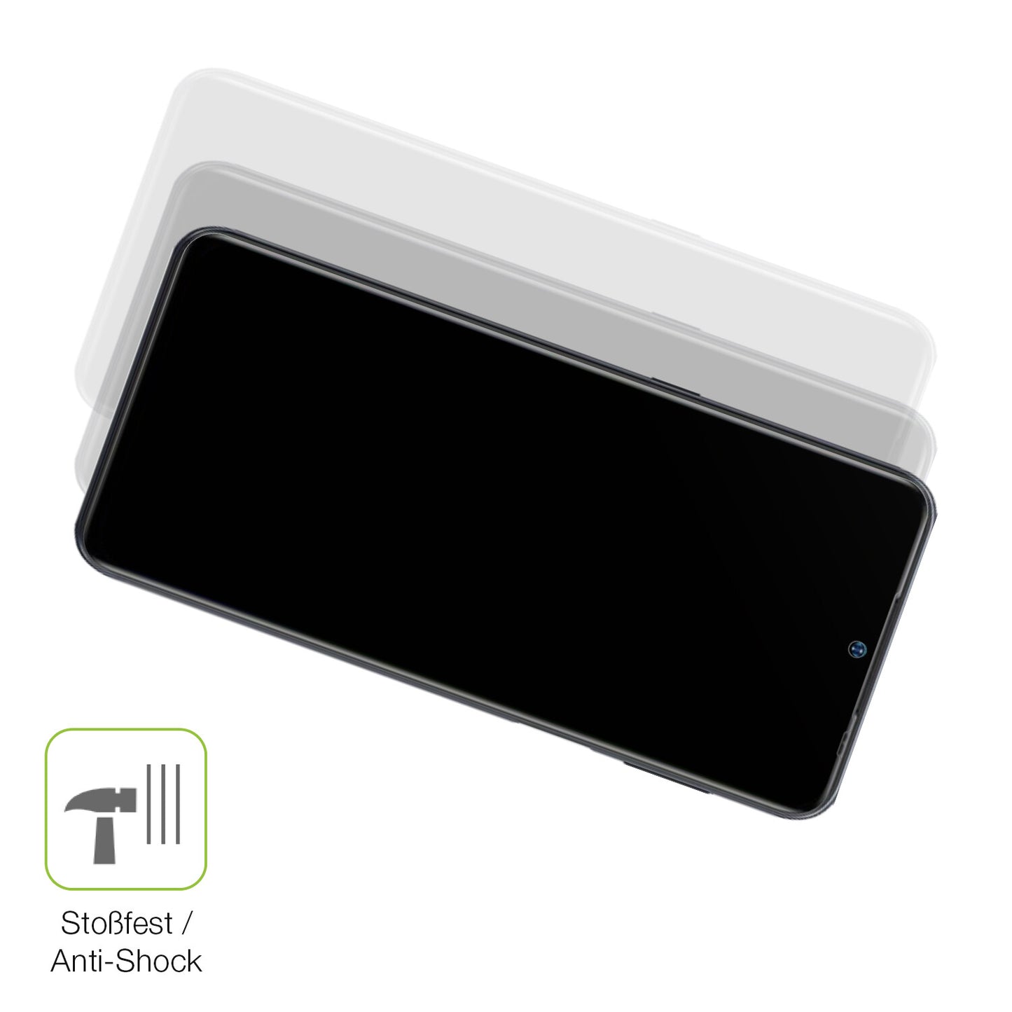 Schutz gegen Kratzer auf dem Ulefone Note13 P Glas durch Schlüssel, Stöße gegen die Tischkante oder Stürze