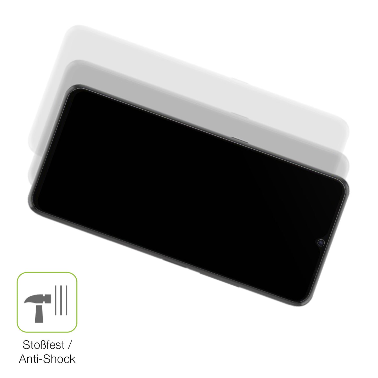 Schutz gegen Kratzer auf dem Umidigi Power 5 Glas durch Schlüssel, Stöße gegen die Tischkante oder Stürze