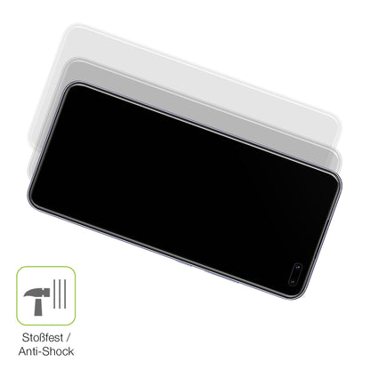 Schutz gegen Kratzer auf dem Vivo V19 Glas durch Schlüssel, Stöße gegen die Tischkante oder Stürze