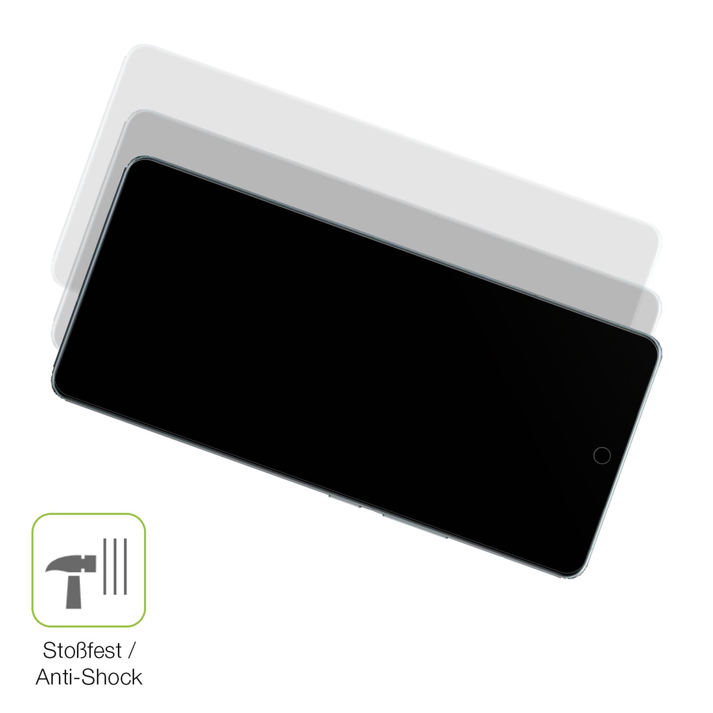 Schutz gegen Kratzer auf dem Vivo X100 Pro Glas durch Schlüssel, Stöße gegen die Tischkante oder Stürze