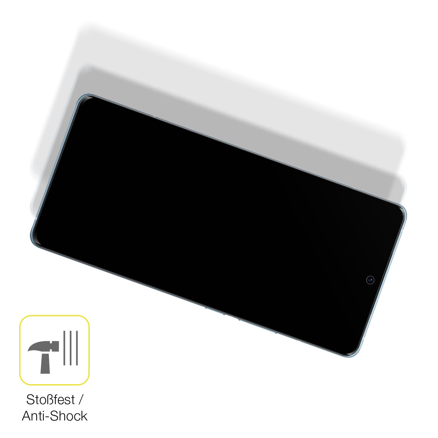 Schutz gegen Kratzer auf dem Vivo X60 Glas durch Schlüssel, Stöße gegen die Tischkante oder Stürze