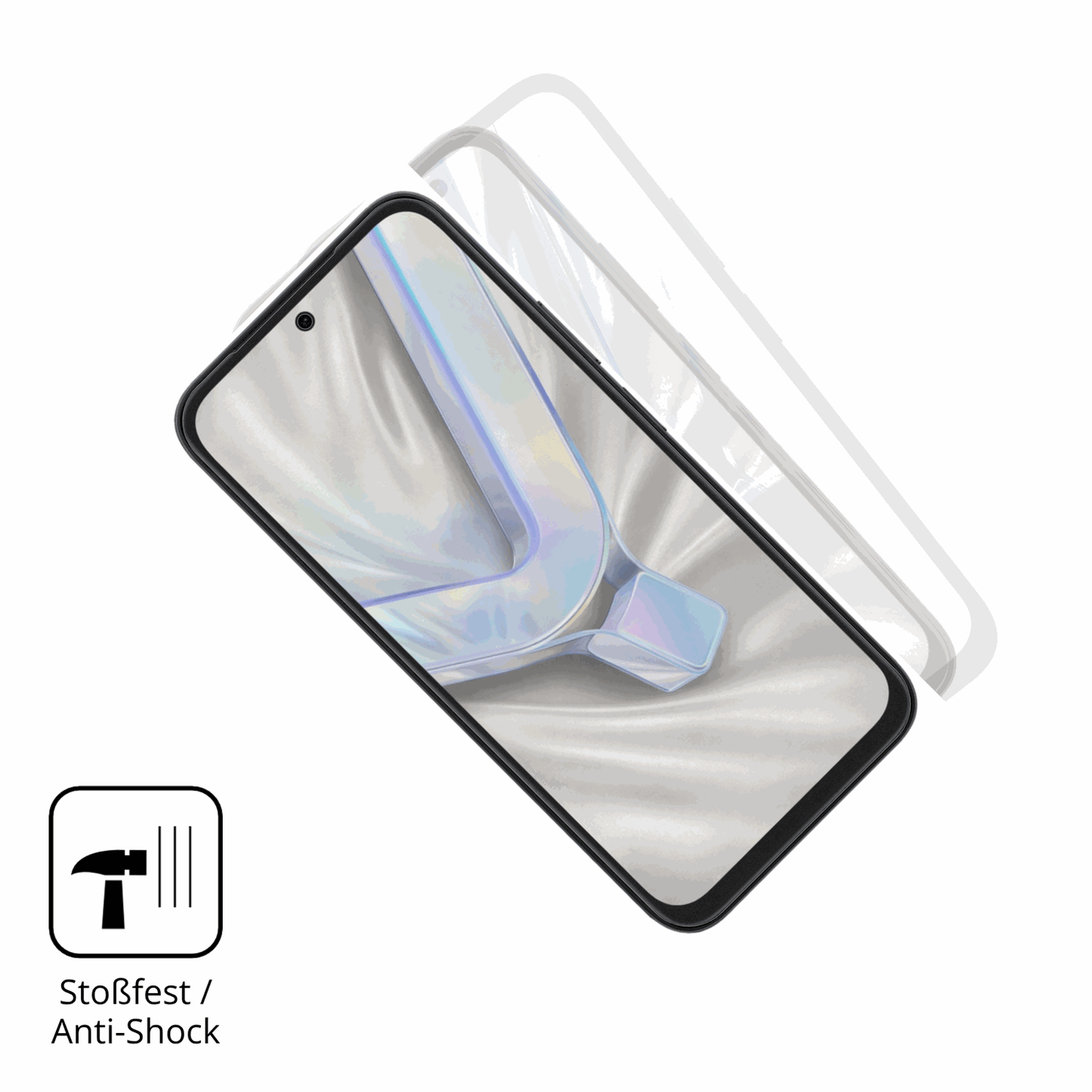 Schutz gegen Kratzer auf dem Vivo Y31d Pro Glas durch Schlüssel, Stöße gegen die Tischkante oder Stürze