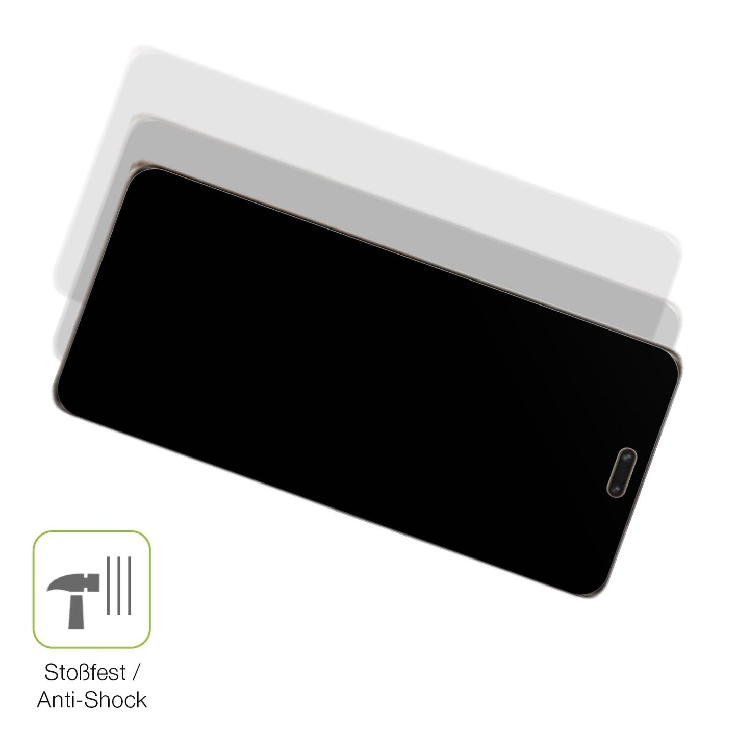 Schutz gegen Kratzer auf dem Xiaomi Civi 3 Glas durch Schlüssel, Stöße gegen die Tischkante oder Stürze