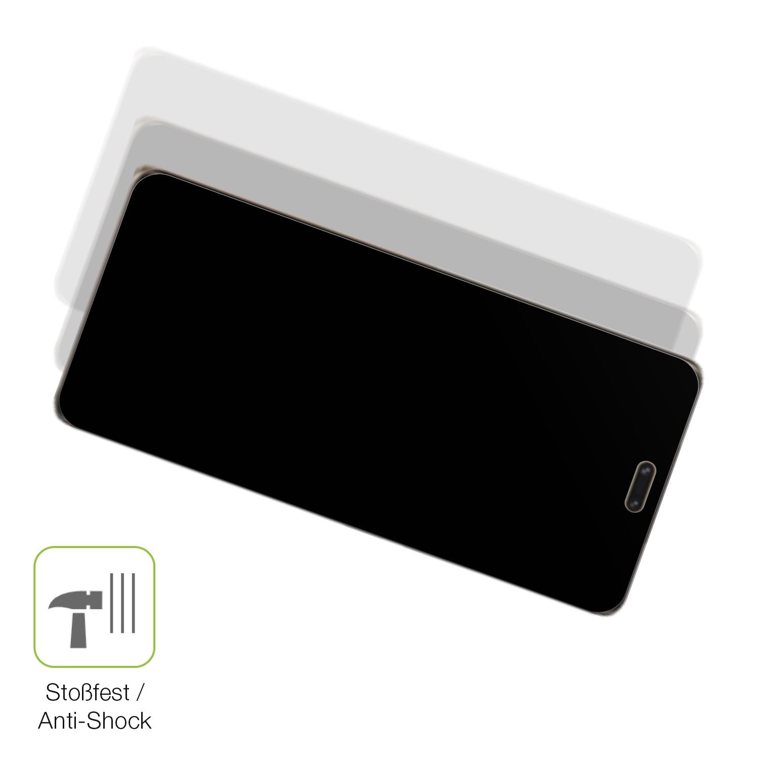Schutz gegen Kratzer auf dem Xiaomi Civi 3 Glas durch Schlüssel, Stöße gegen die Tischkante oder Stürze