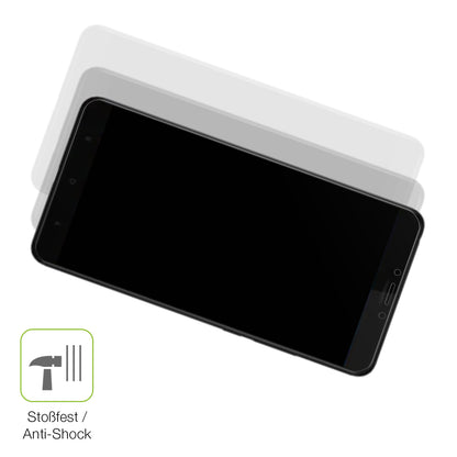 Schutz gegen Kratzer auf dem Xiaomi Mi Max 3 Glas durch Schlüssel, Stöße gegen die Tischkante oder Stürze