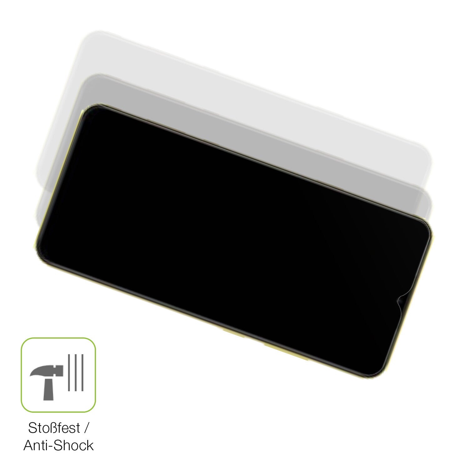 Schutz gegen Kratzer auf dem Xiaomi POCO M4 5G Glas durch Schlüssel, Stöße gegen die Tischkante oder Stürze