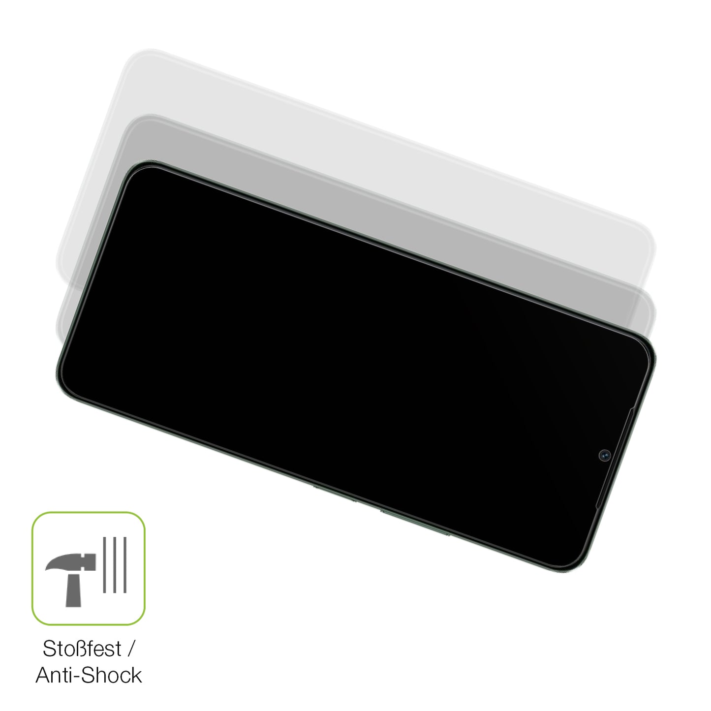 Schutz gegen Kratzer auf dem Xiaomi Redmi A3 Glas durch Schlüssel, Stöße gegen die Tischkante oder Stürze