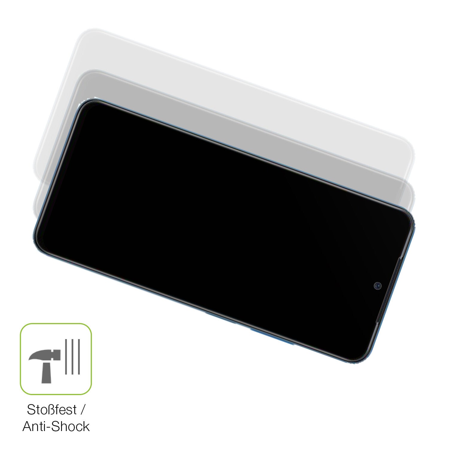 Schutz gegen Kratzer auf dem Xiaomi Redmi Note 11 4G Glas durch Schlüssel, Stöße gegen die Tischkante oder Stürze