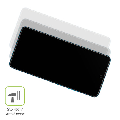 Schutz gegen Kratzer auf dem Xiaomi Redmi Note 12 Pro 4G 2209116AG Glas durch Schlüssel, Stöße gegen die Tischkante oder Stürze