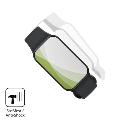 2x Full Cover Schutzfolie matt für Xiaomi Smart Band 11 Active