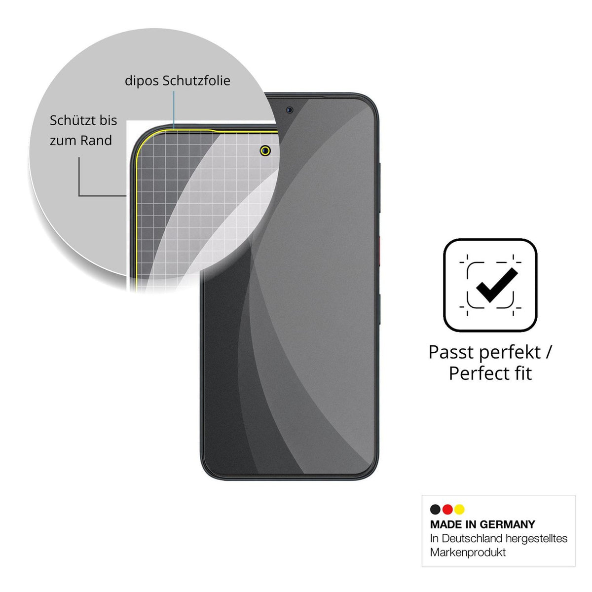 Schutz gegen Kratzer auf dem Aiplus AI+ Nova 2 Pro 5G Glas durch Schlüssel, Stöße gegen die Tischkante oder Stürze