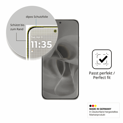 Schutz gegen Kratzer auf dem Motorola Edge 70 Pro Glas durch Schlüssel, Stöße gegen die Tischkante oder Stürze