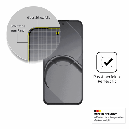 Schutz gegen Kratzer auf dem Realme 16 Glas durch Schl�ssel, St��e gegen die Tischkante oder St�rze