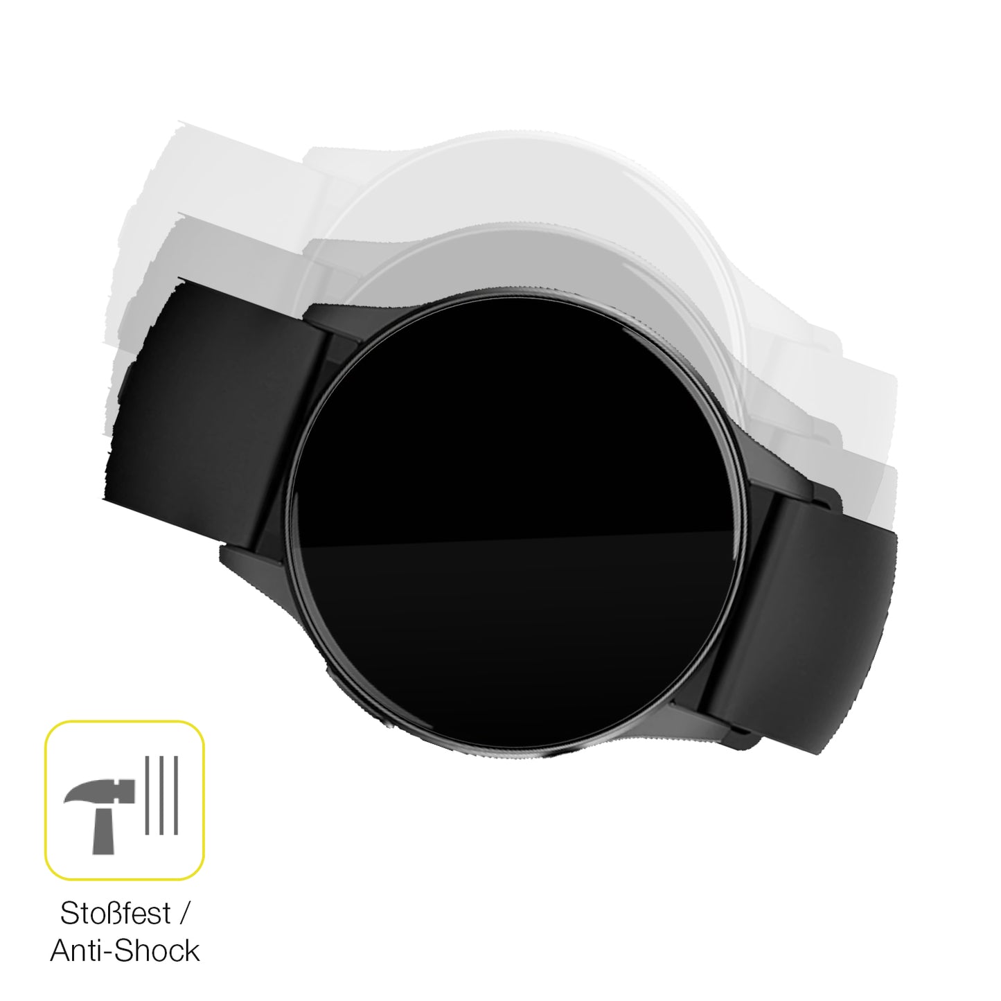 Schutz gegen Kratzer auf dem 360Grad FITSmartWatch LIGHT 2 2025 Glas durch Schlüssel oder Ähnliches
