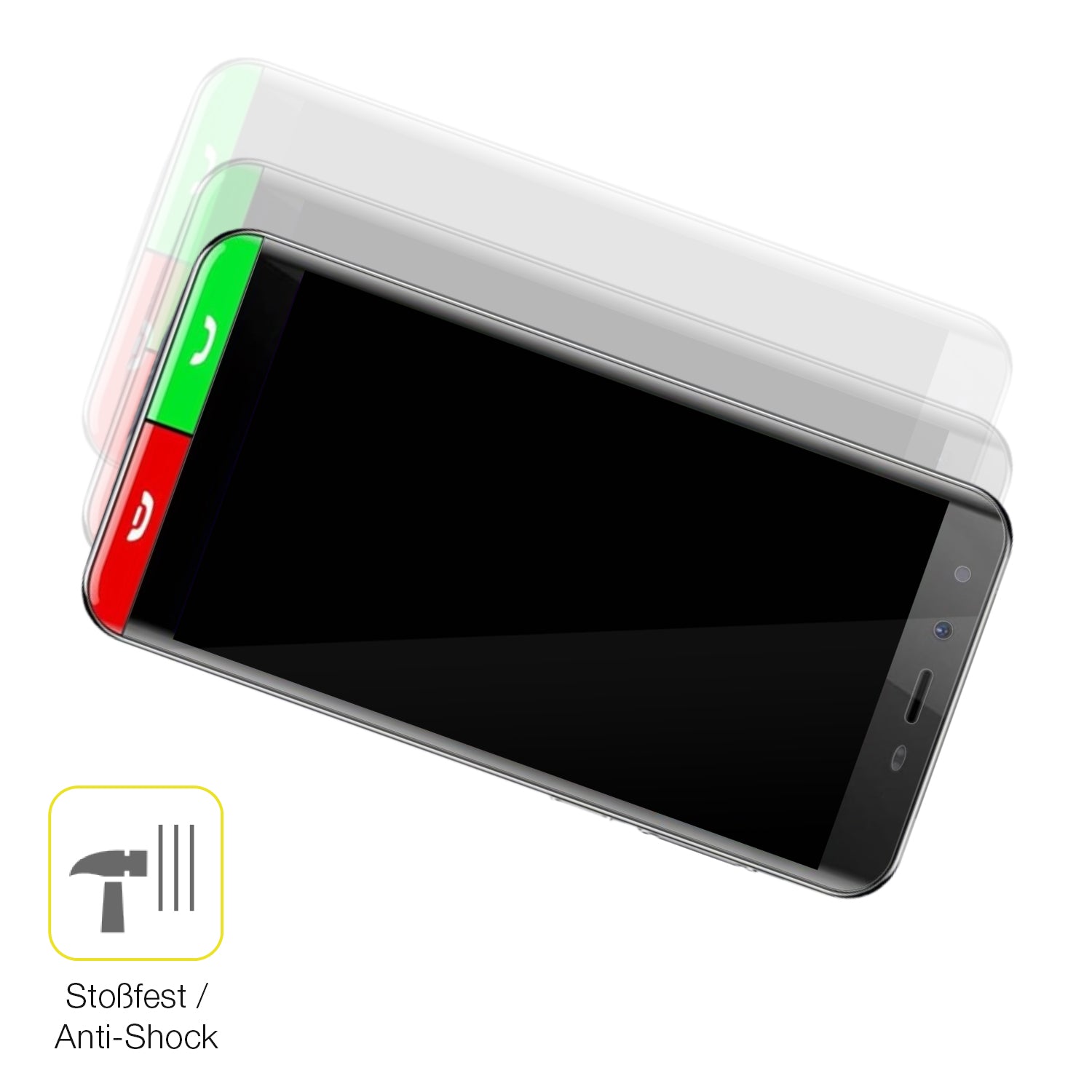 Schutz gegen Kratzer auf dem Artfone Smart 500 Glas durch Schlüssel oder Ähnliches