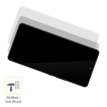 Dünne und klare Folie passend zugeschnitten für Asus Rog Phone 8 Pro case friendly