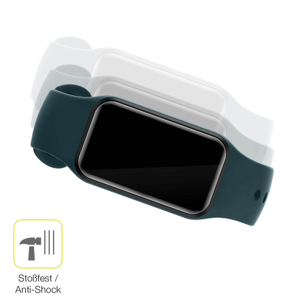 Schutz gegen Kratzer auf dem Blackview R1 Smartwatch 1.47 Zoll Glas durch Schlüssel oder Ähnliches
