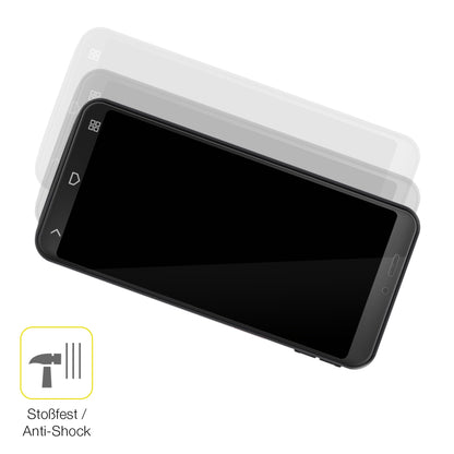 Schutz gegen Kratzer auf dem Emporia Smart.7lite Glas durch Schlüssel oder Ähnliches