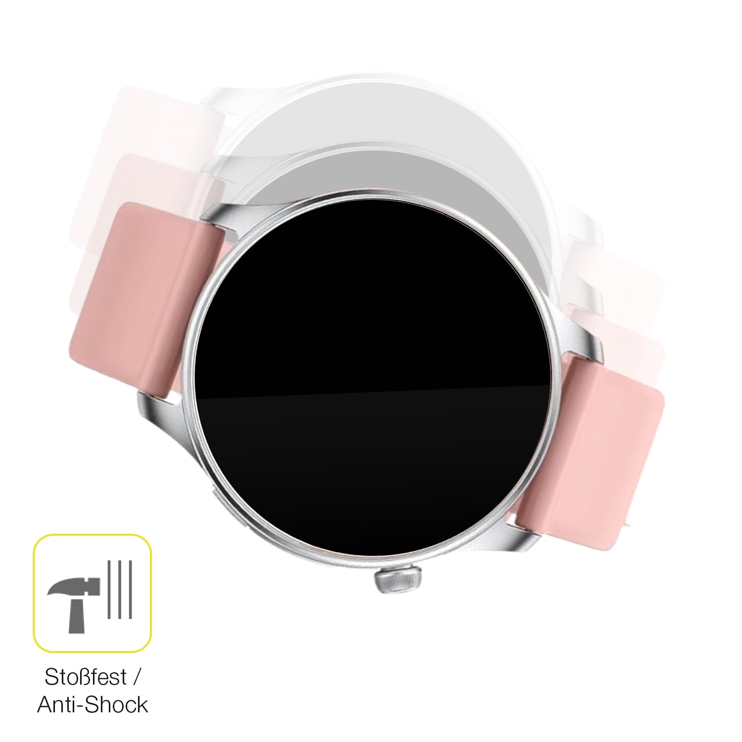 Schutz gegen Kratzer auf dem Fempoin T10 Pro 1.43 Zoll Glas durch Schlüssel oder Ähnliches
