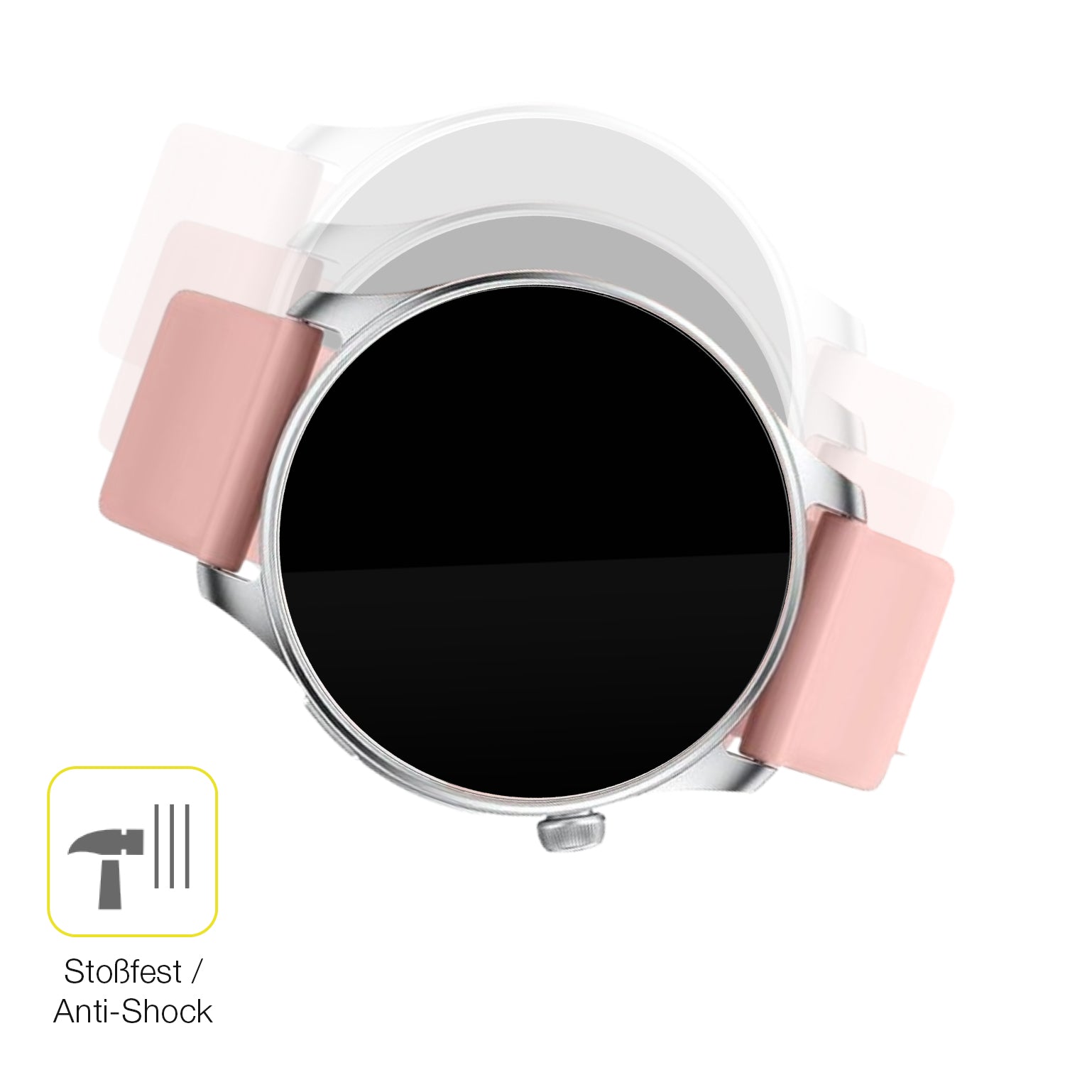 Schutz gegen Kratzer auf dem Fempoin T10 Pro 1.43 Zoll Glas durch Schlüssel oder Ähnliches