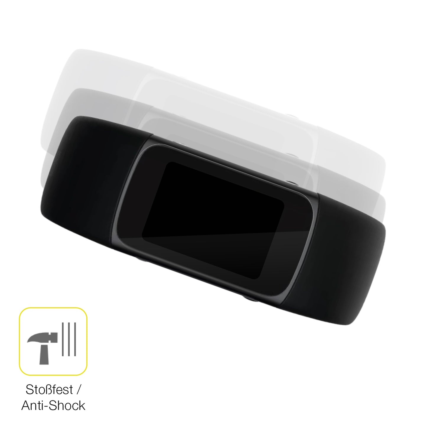 Schutz gegen Kratzer auf dem Fitbit Charge 6 Glas durch Schlüssel oder Ähnliches