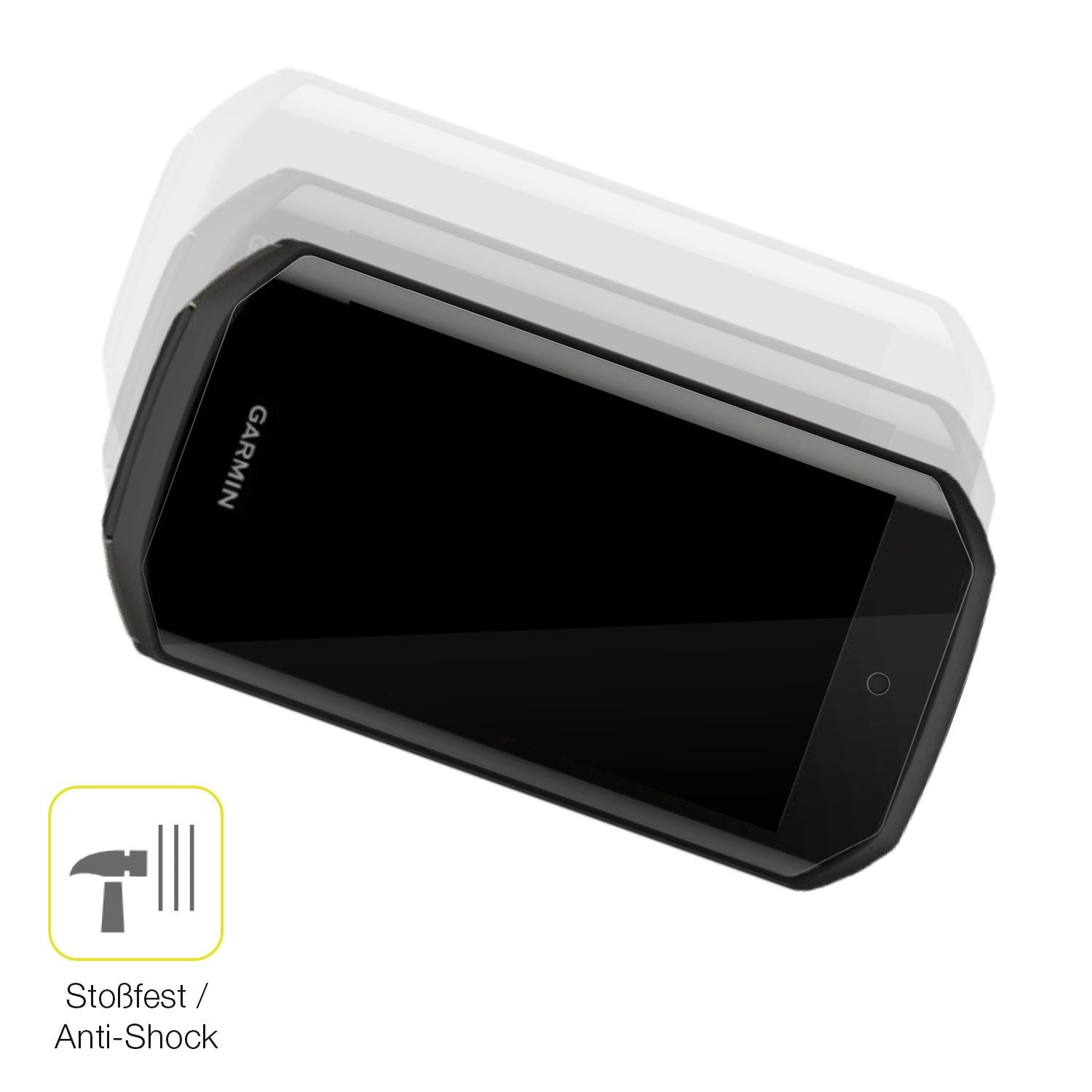 Schutz gegen Kratzer auf dem Garmin Edge 1050 Glas durch Schlüssel oder Ähnliches