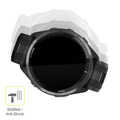 Schutz gegen Kratzer auf dem Garmin Forerunner 965 Glas durch Schlüssel oder Ähnliches