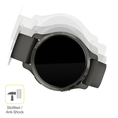 Schutz gegen Kratzer auf dem Garmin Venu 2s Glas durch Schlüssel oder Ähnliches