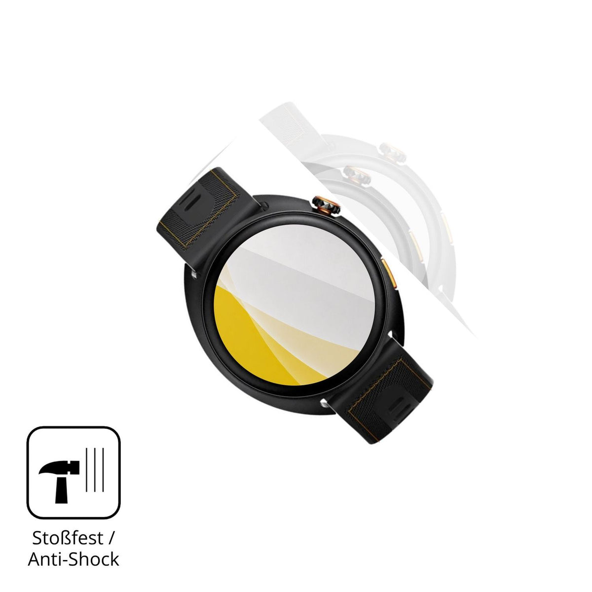 Schutz gegen Kratzer auf dem Hammer Watch Ventus Pro Glas durch Schlüssel oder Ähnliches
