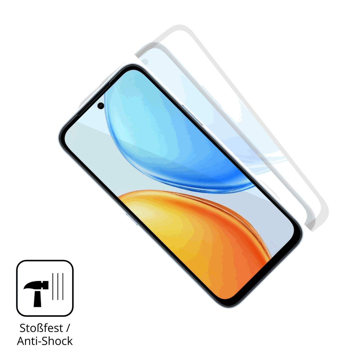 Schutz gegen Kratzer auf dem Honor Play 80 Plus Glas durch Schlüssel oder Ähnliches
