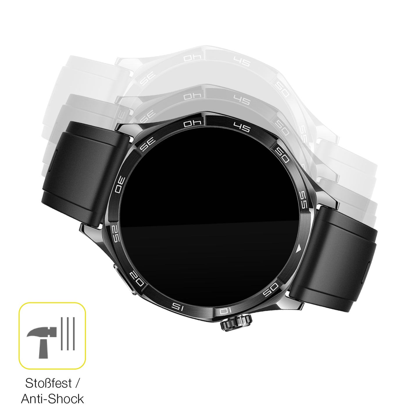 Schutz gegen Kratzer auf dem Huawei Watch 5 42mm Glas durch Schlüssel oder Ähnliches