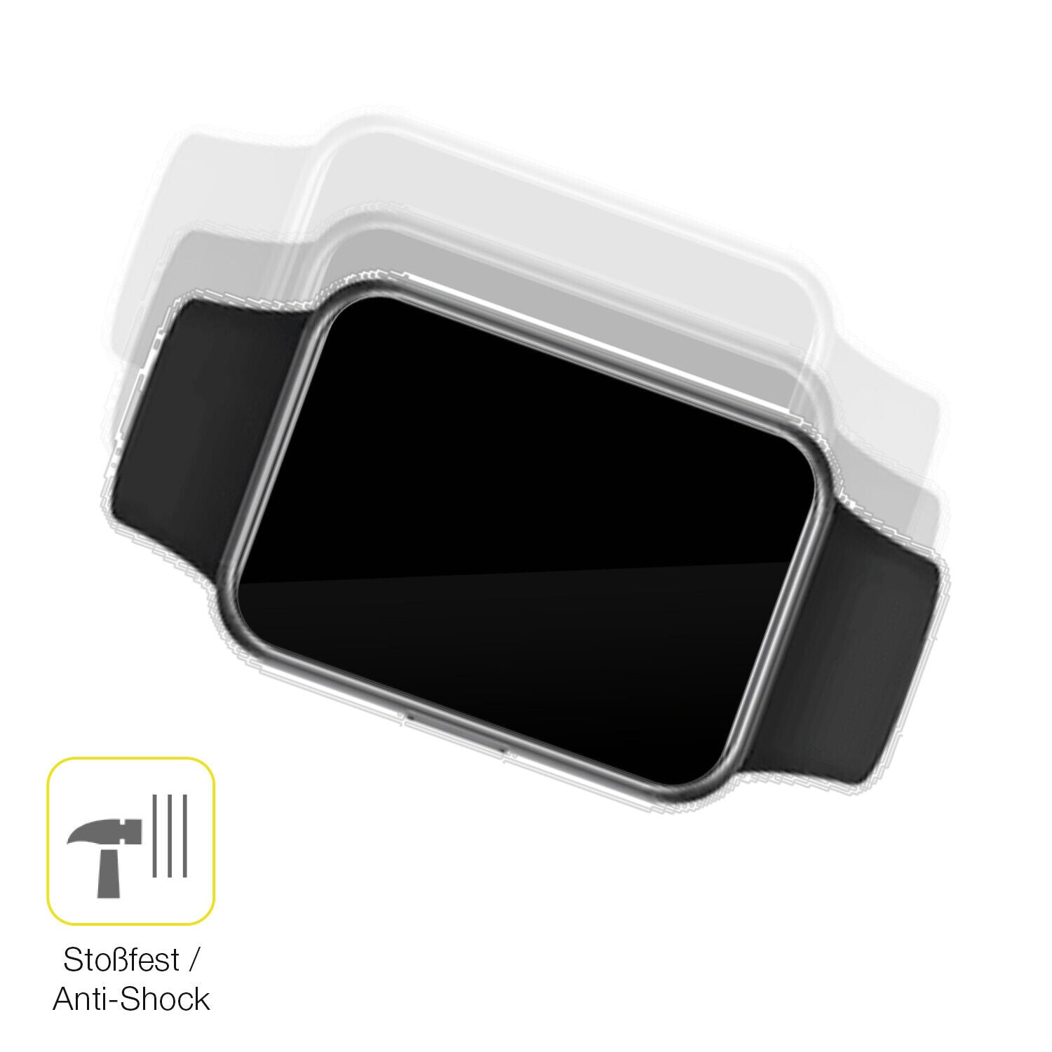 Schutz gegen Kratzer auf dem Huawei Watch Fit 2 Glas durch Schlüssel oder Ähnliches