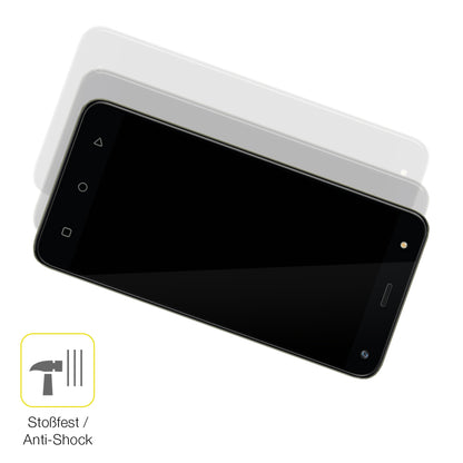 Schutz gegen Kratzer auf dem Mobicel MX3 Glas durch Schlüssel oder Ähnliches
