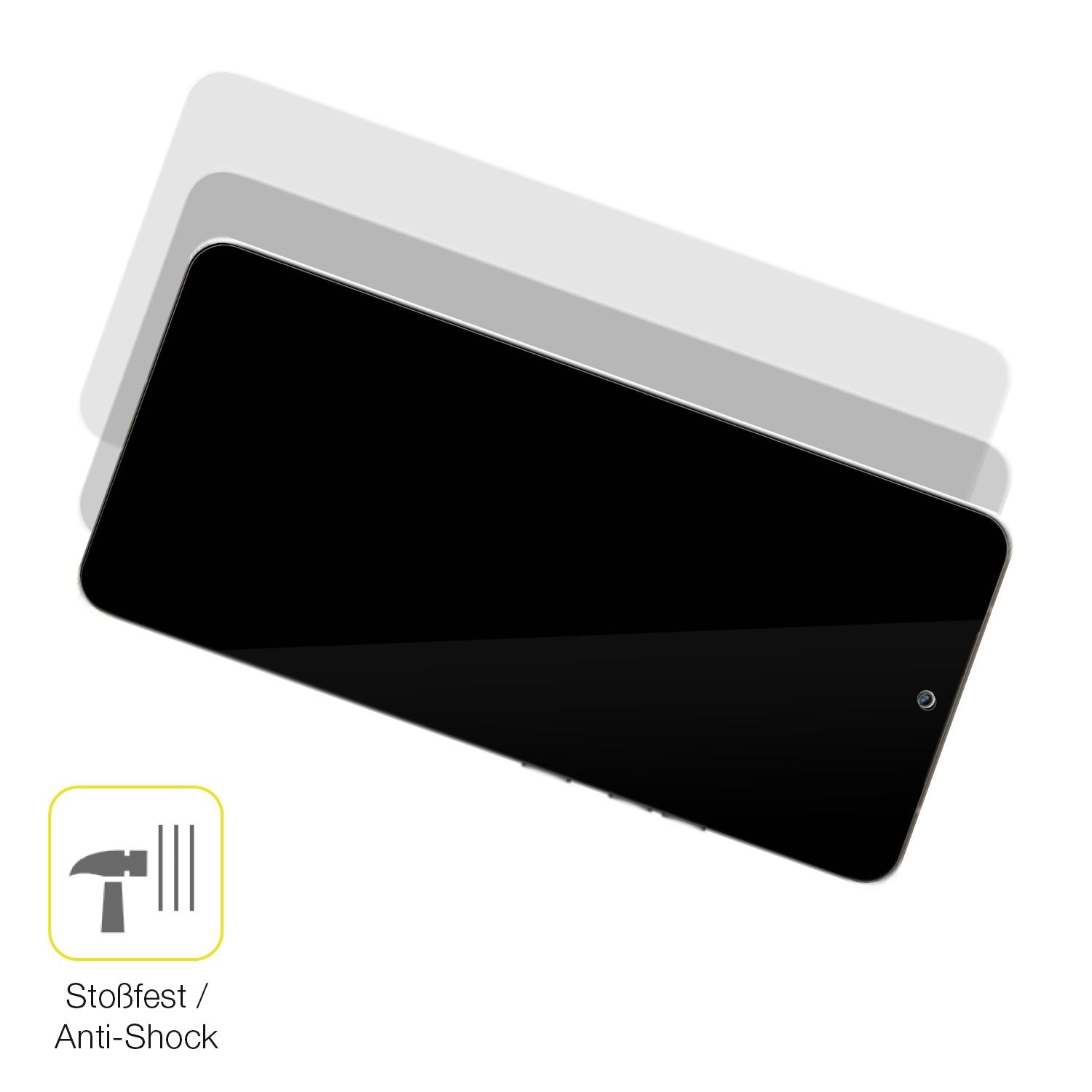 Schutz gegen Kratzer auf dem Motorola Edge 50 Pro Glas durch Schlüssel oder Ähnliches