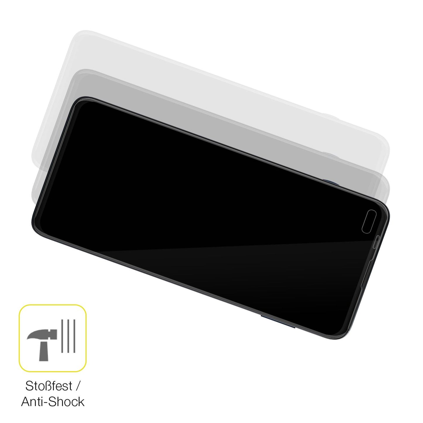 Schutz gegen Kratzer auf dem Motorola Moto G100 Pro Glas durch Schlüssel oder Ähnliches
