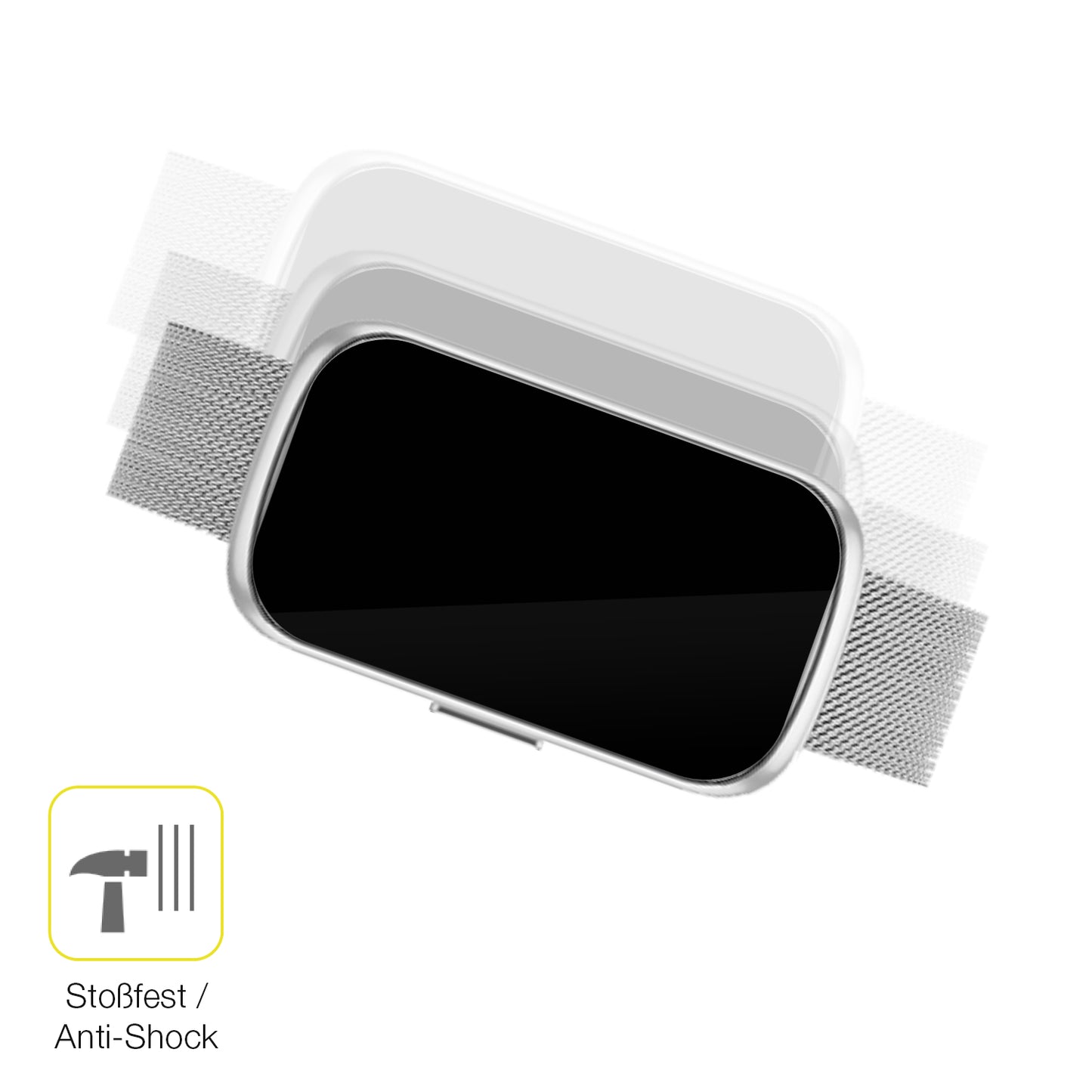 Schutz gegen Kratzer auf dem Naixues CS5 1.47 Zoll Glas durch Schlüssel oder Ähnliches
