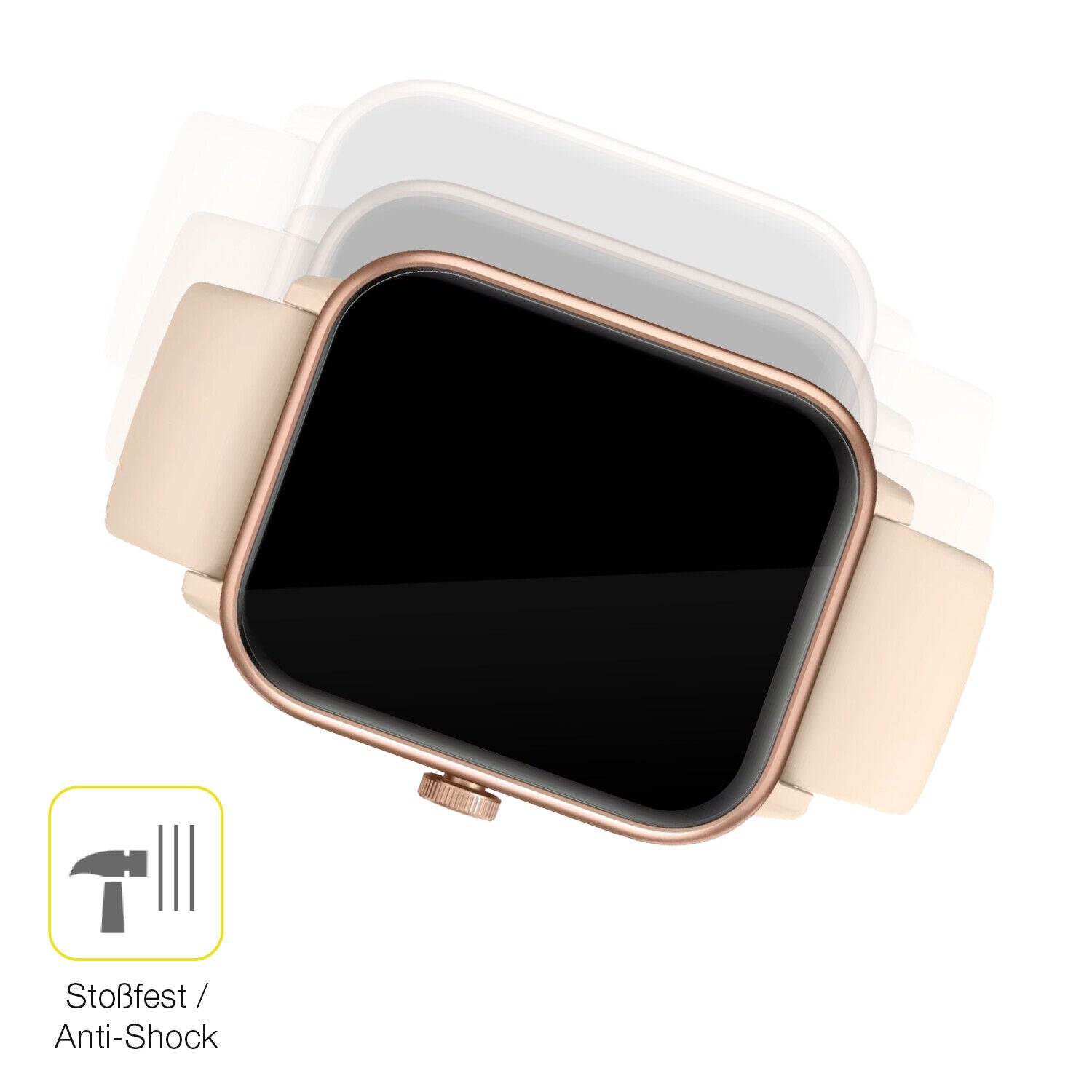 Schutz gegen Kratzer auf dem Noise Colorfit Pro 4 Max Glas durch Schlüssel oder Ähnliches