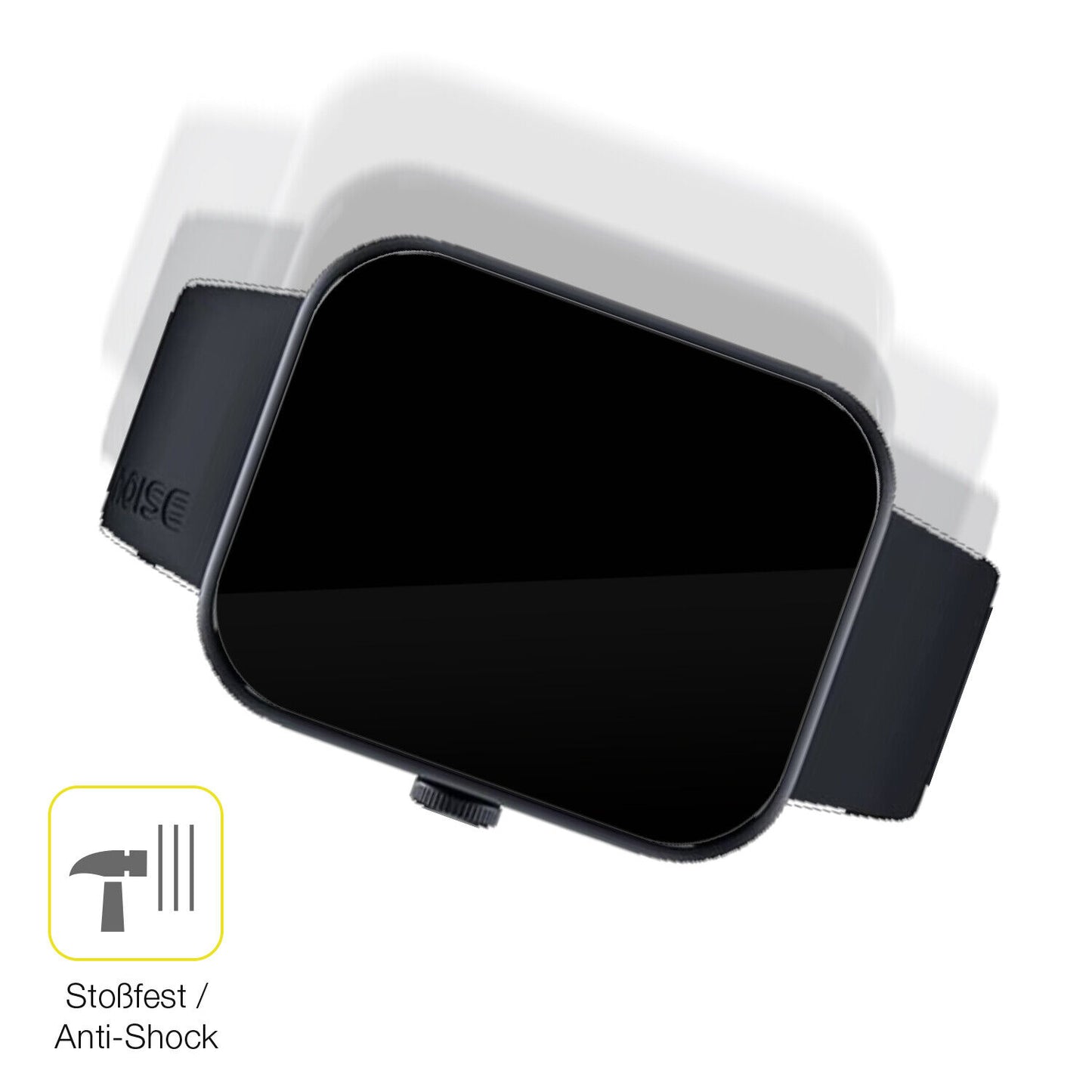Schutz gegen Kratzer auf dem Noise ColorFit Pulse Go Buzz Glas durch Schlüssel oder Ähnliches
