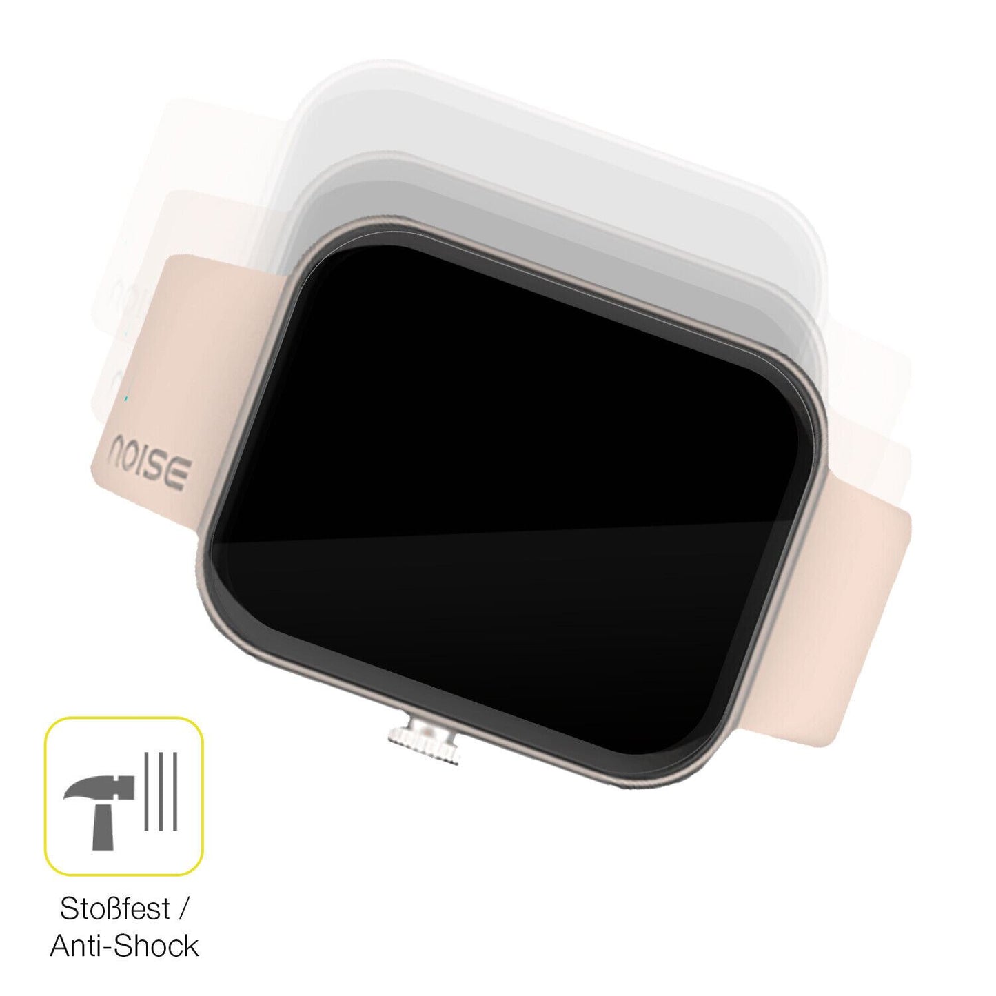 Schutz gegen Kratzer auf dem Noise Colorfit Pulse Grand Glas durch Schlüssel oder Ähnliches
