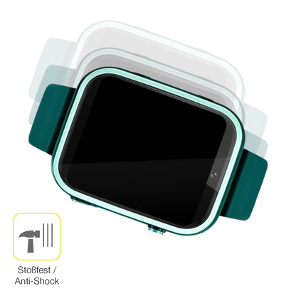 Schutz gegen Kratzer auf dem Okyuk T45 Smartwatch Kinder Glas durch Schlüssel oder Ähnliches