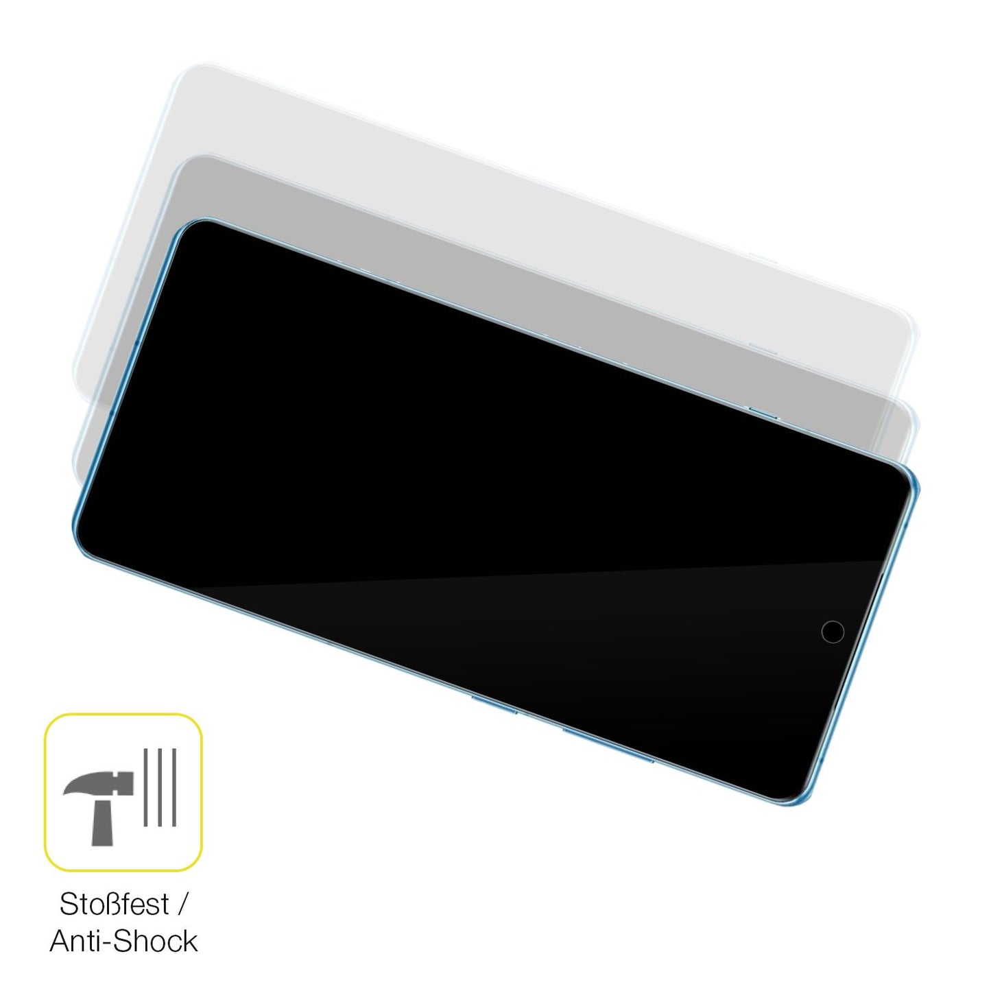 Schutz gegen Kratzer auf dem OnePlus 12R 5G Glas durch Schlüssel oder Ähnliches