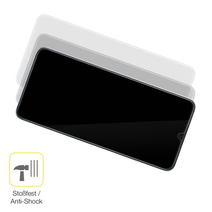 Schutz gegen Kratzer auf dem OPPO A17 Glas durch Schlüssel oder Ähnliches