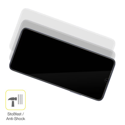 Schutz gegen Kratzer auf dem Oppo A17K Glas durch Schlüssel oder Ähnliches