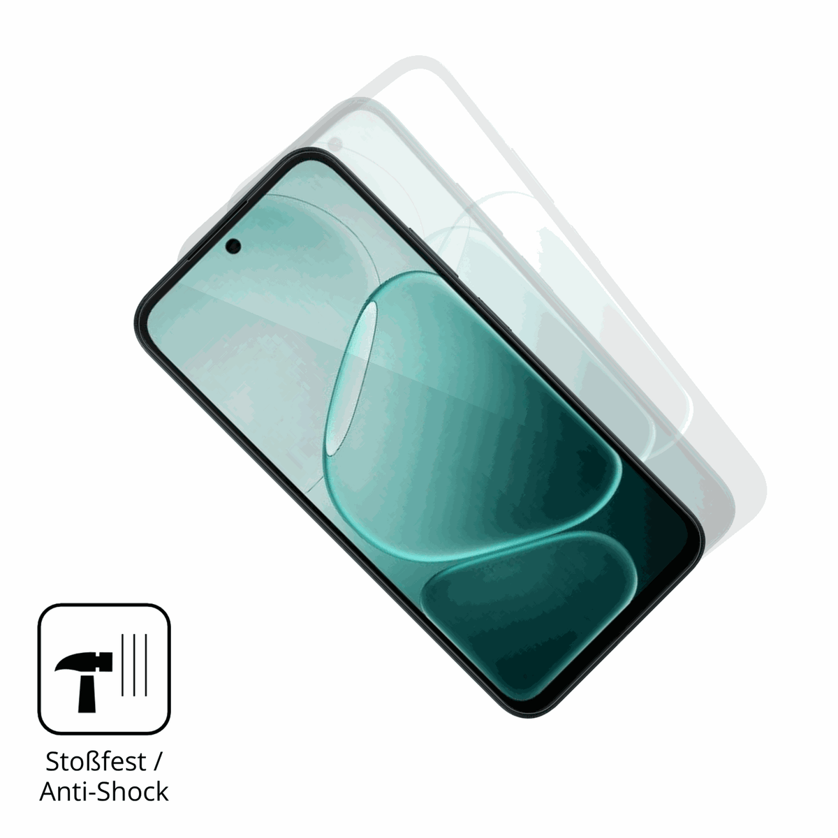 Schutz gegen Kratzer auf dem Oppo A6 5G CPH2831 Glas durch Schlüssel oder Ähnliches