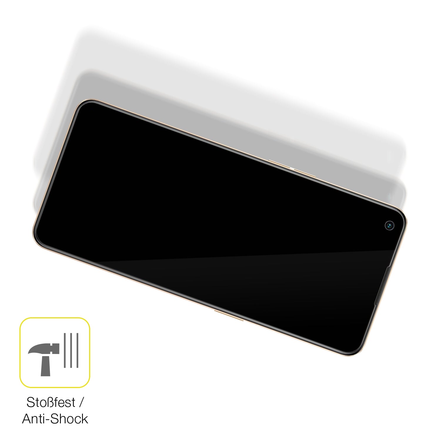 Schutz gegen Kratzer auf dem Oppo F21 Pro Glas durch Schlüssel oder Ähnliches
