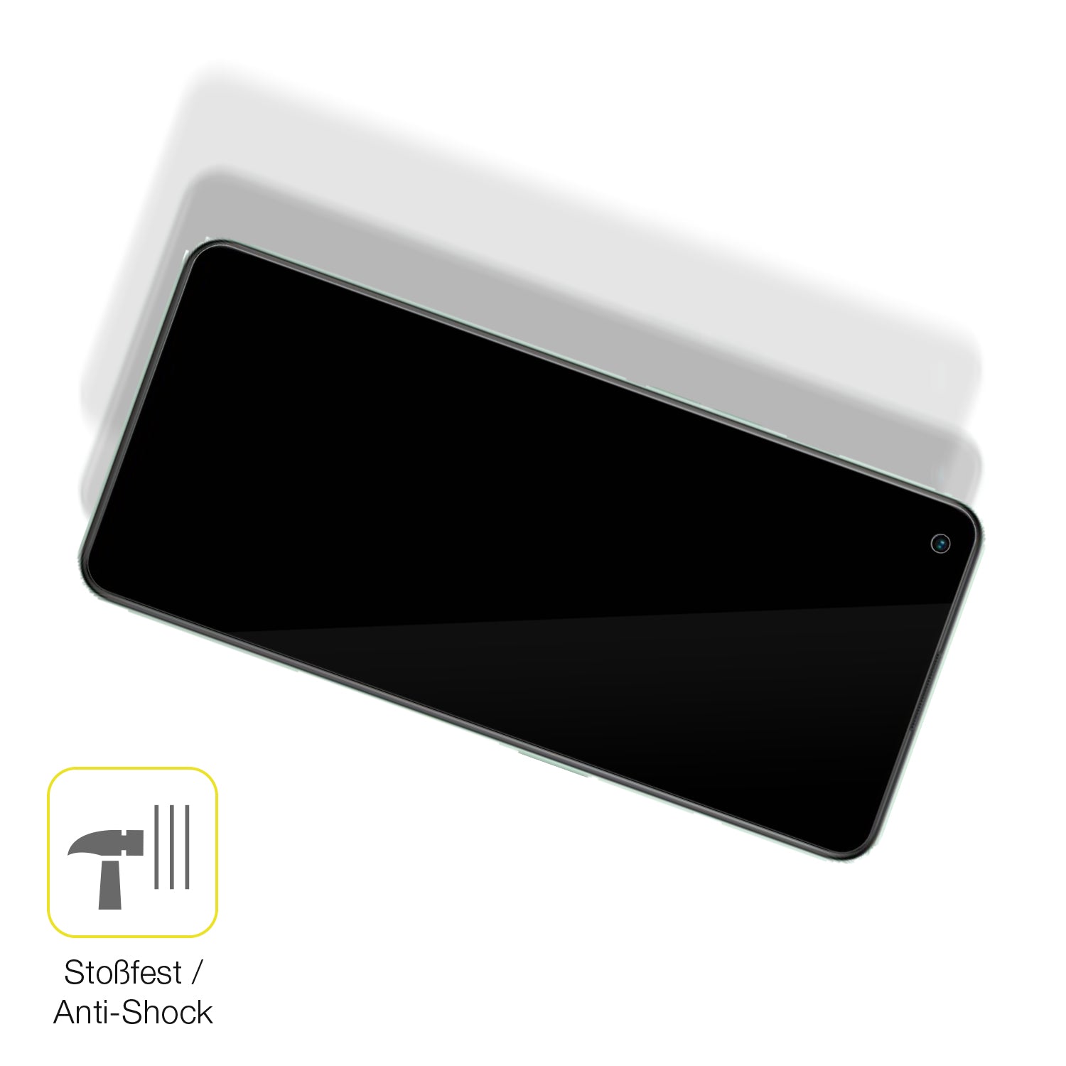 Schutz gegen Kratzer auf dem Oppo Reno8 Lite Glas durch Schlüssel oder Ähnliches